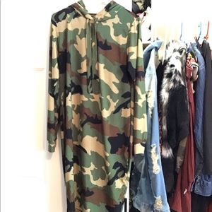 Rebdolls camp hoodie dress